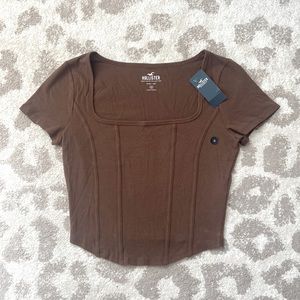 ★ Hollister Corset Baby Tee